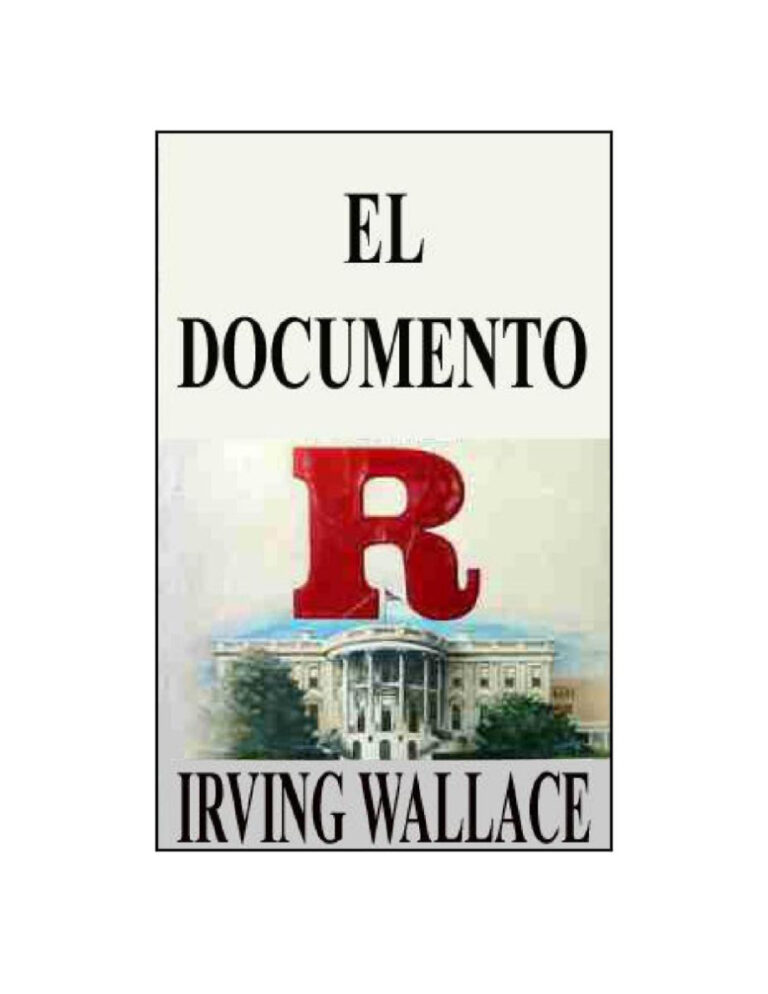 El documento R Irving Wallace Kitap Kapağı
