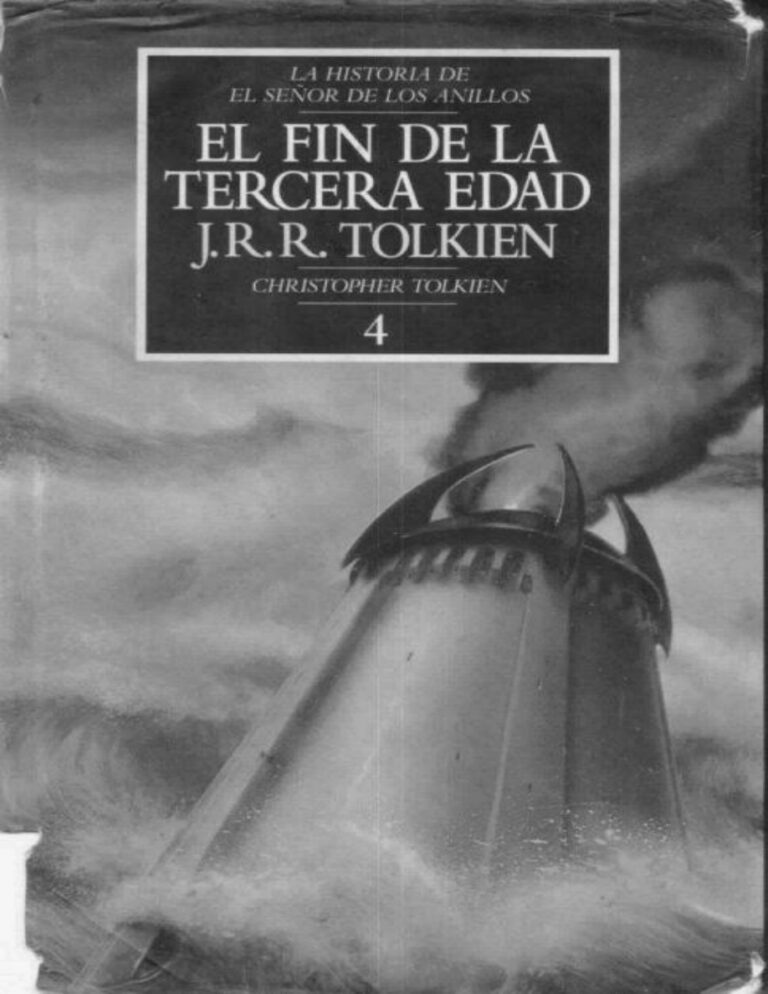 El fin de la Tercera Edad Spanish Tolkien Christopher Kitap Kapağı