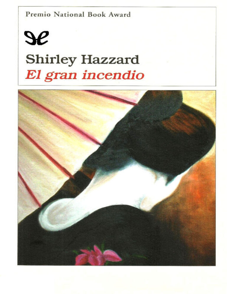 El gran incendio Spanish Edition Shirley Hazzard Kitap Kapağı