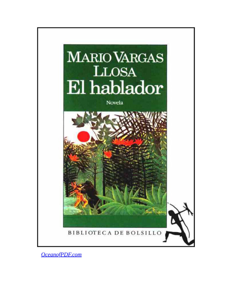 El hablador Llosa Mario Vargas Kitap Kapağı