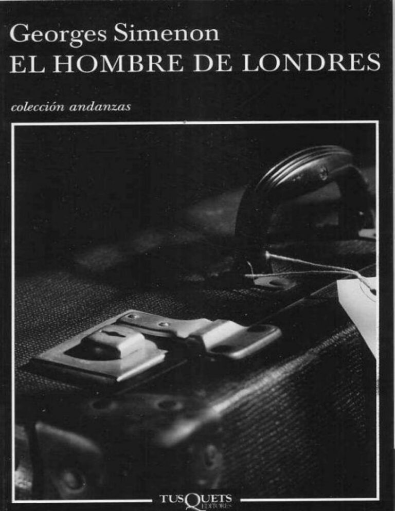El hombre de Londres Spanish Simenon Georges Kitap Kapağı