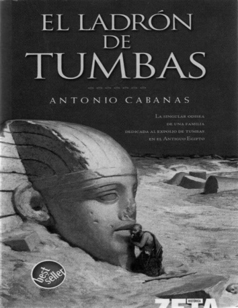 El ladron de tumbas Antonio Cabanas Kitap Kapağı