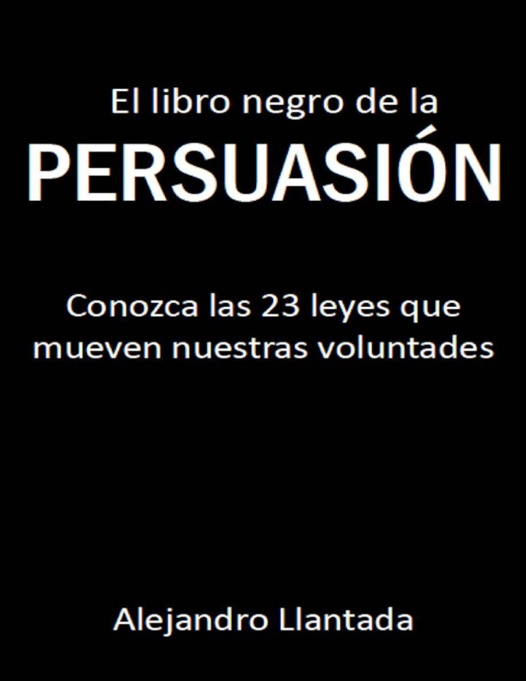 El libro negro de la persuasion Caminos no 1 Alejandro Llantada Kitap Kapağı