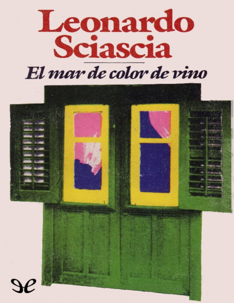 El mar de color de vino Leonardo Sciascia Kitap Kapağı