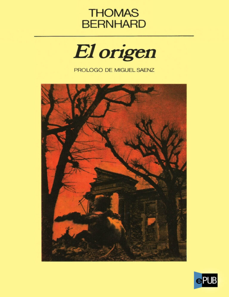 El origen Spanish Bernhard Thomas Kitap Kapağı