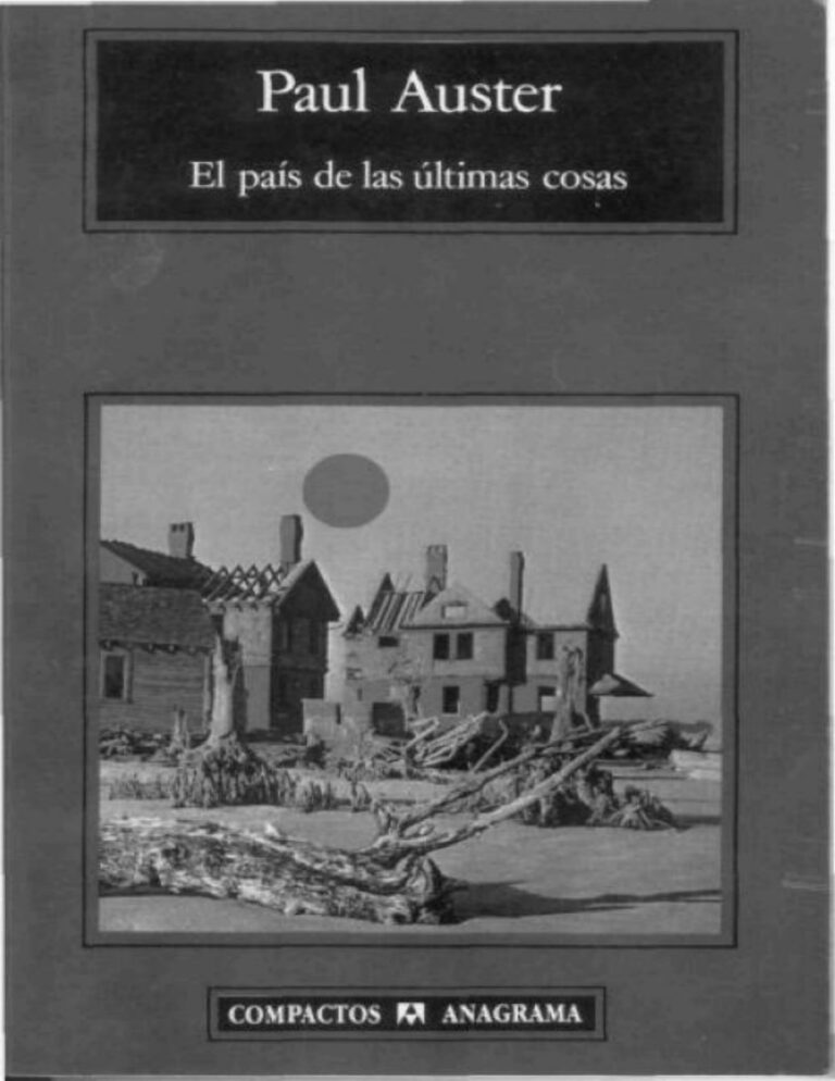 El pais de las ultimas cosas Paul Auster Kitap Kapağı