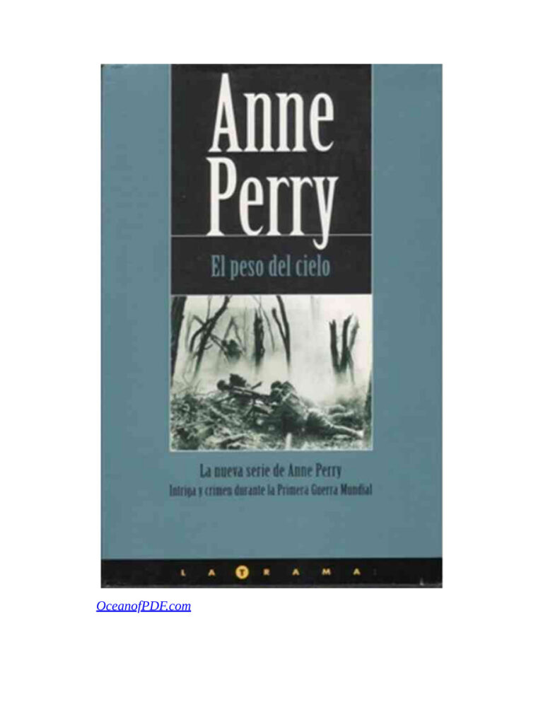 El peso del cielo Perry Anne Kitap Kapağı