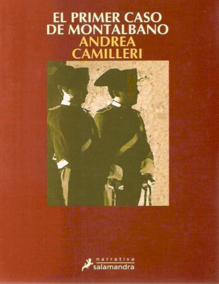El primer caso de Montal Andrea Camilleri Kitap Kapağı
