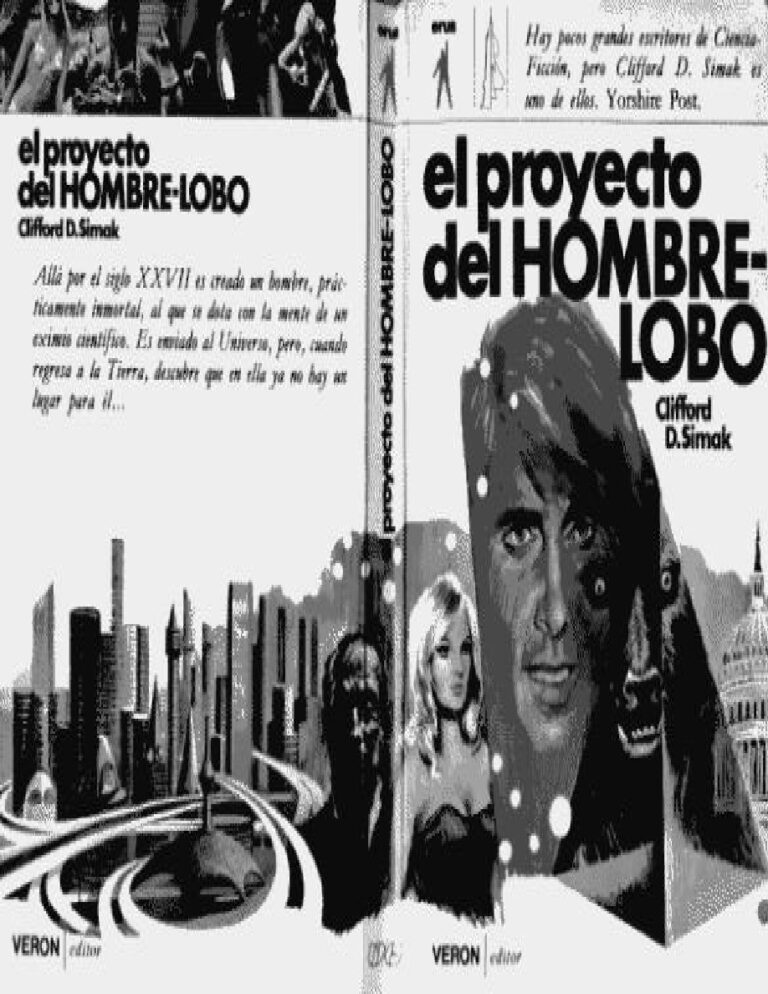 El proyecto del hombre lobo Clifford Simak D Kitap Kapağı