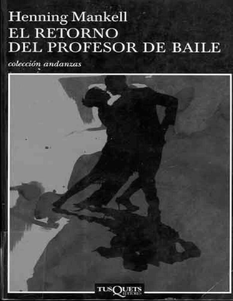 El retorno del profesor de baile Mankell Henning Kitap Kapağı