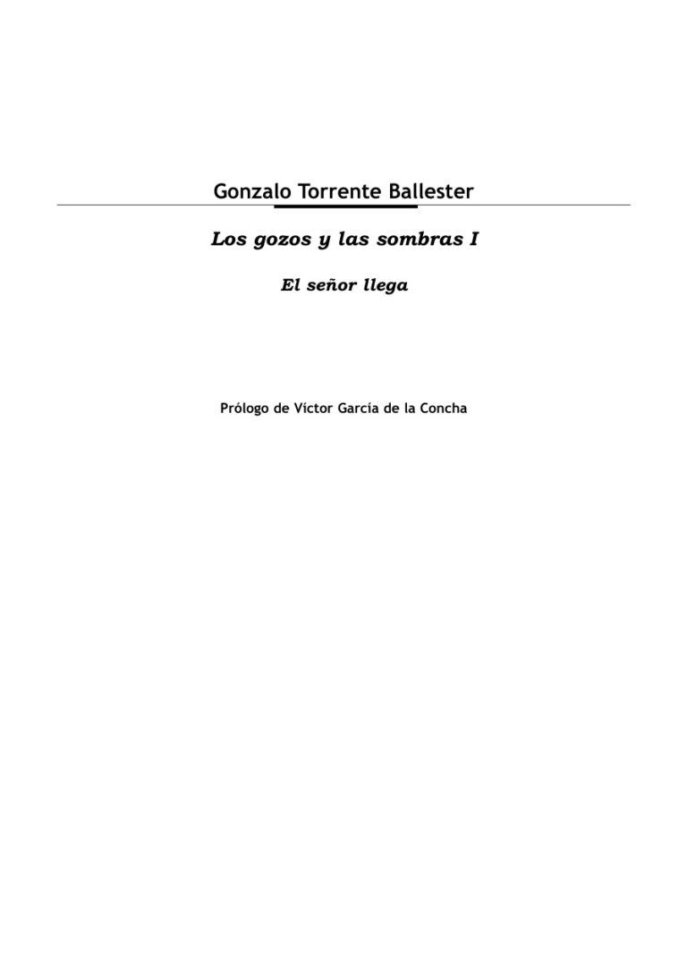 El senor llega Gonzalo Torrente Ballester Kitap Kapağı