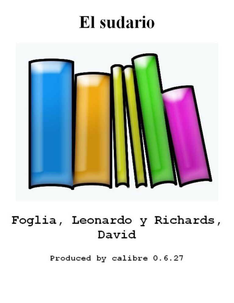 El sudario Leonardo Foglia Kitap Kapağı
