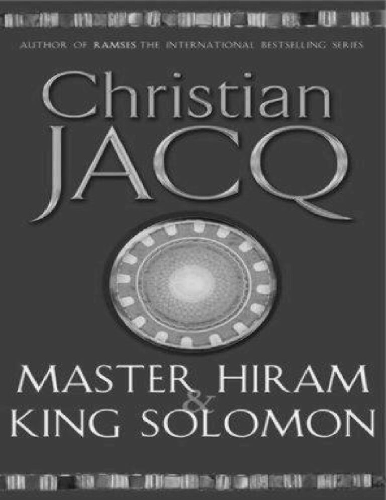 El templo del rey Salomon Jacq Christian Kitap Kapağı