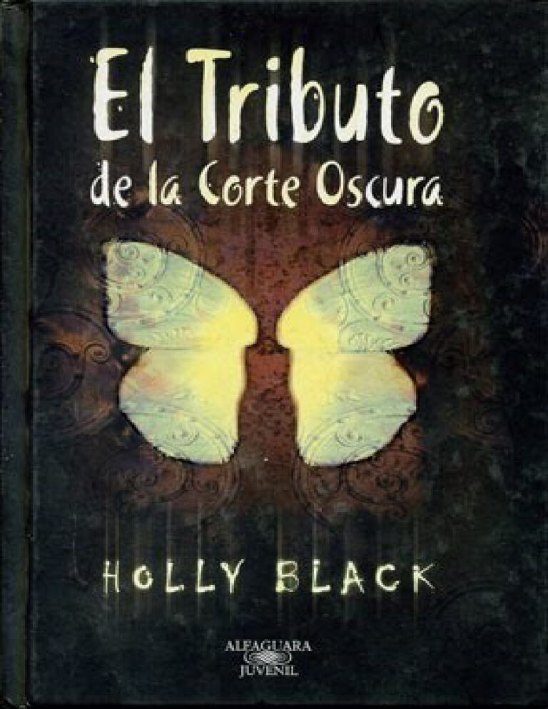 El tributo de la corte oscura Spanish Black Holly Kitap Kapağı
