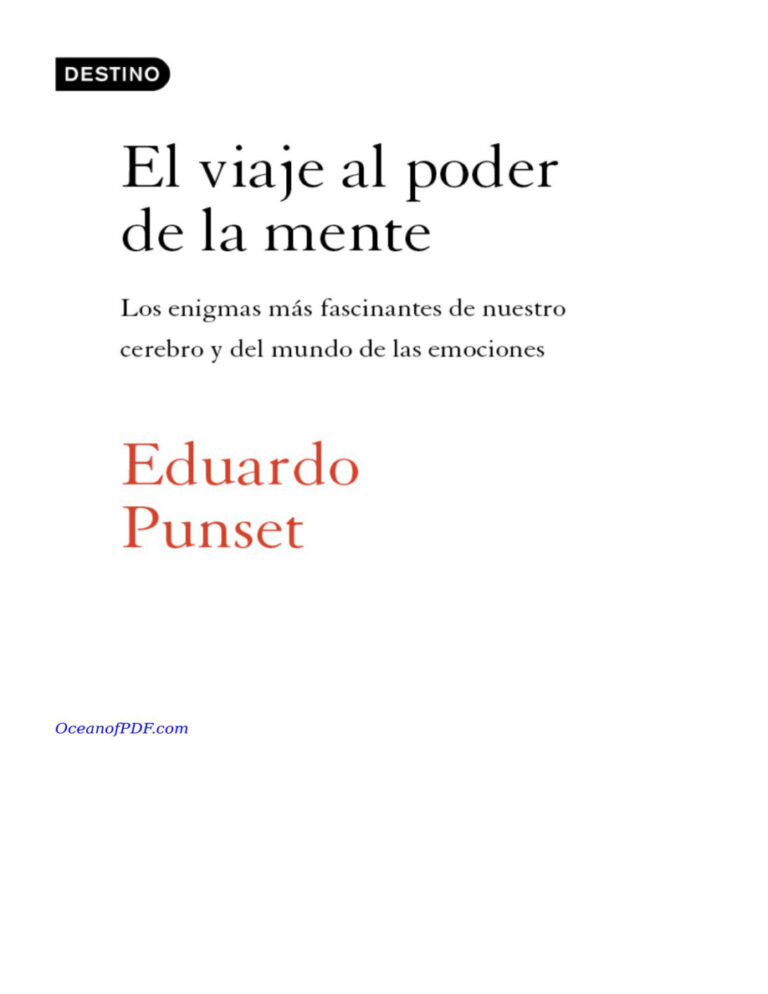 El viaje al poder de la mente Punset Eduardo Kitap Kapağı