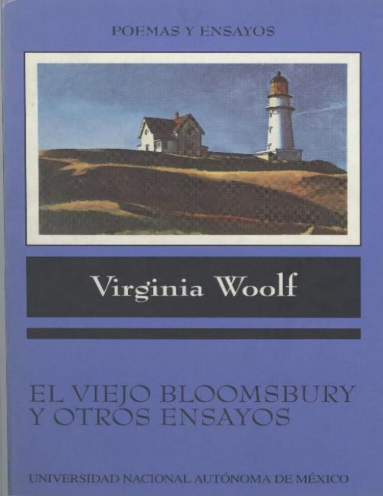 El viejo Bloomsbury y otros ensayos Spanish Woolf Virginia Kitap Kapağı