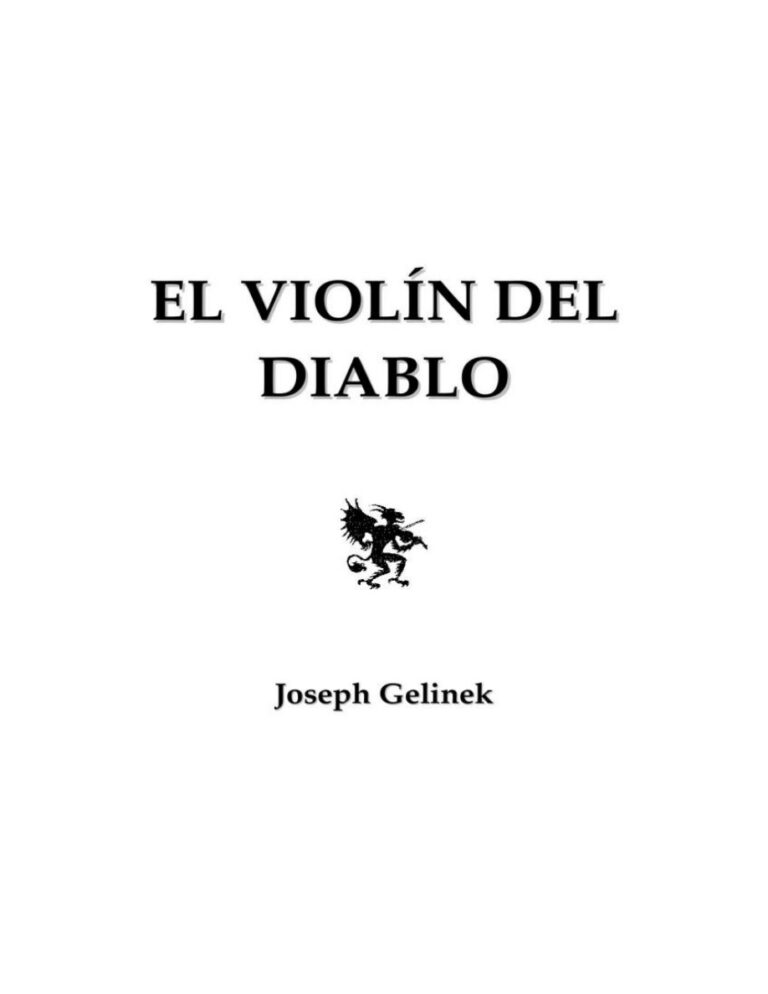 El violin del diablo Gelinek Joseph Kitap Kapağı