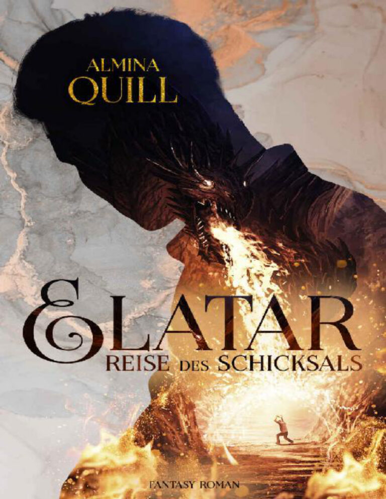 Elatar Reise des Schicksals Almina Quill Kitap Kapağı