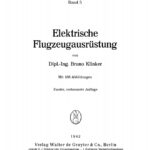 Elektrische Flugzeugausrustung German Edition Bruno Klinker Kitap Kapağı