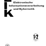 Elektronische Informationsverarbeitung und Kybernetik Band 13 Heft 1 German Edition Wilhelm Kammerer Kitap Kapağı