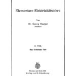 Elementare Elektrizitatslehre German Edition Georg Heussel Kitap Kapağı