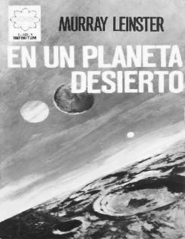 En un planeta desierto Murray Leinster Kitap Kapağı
