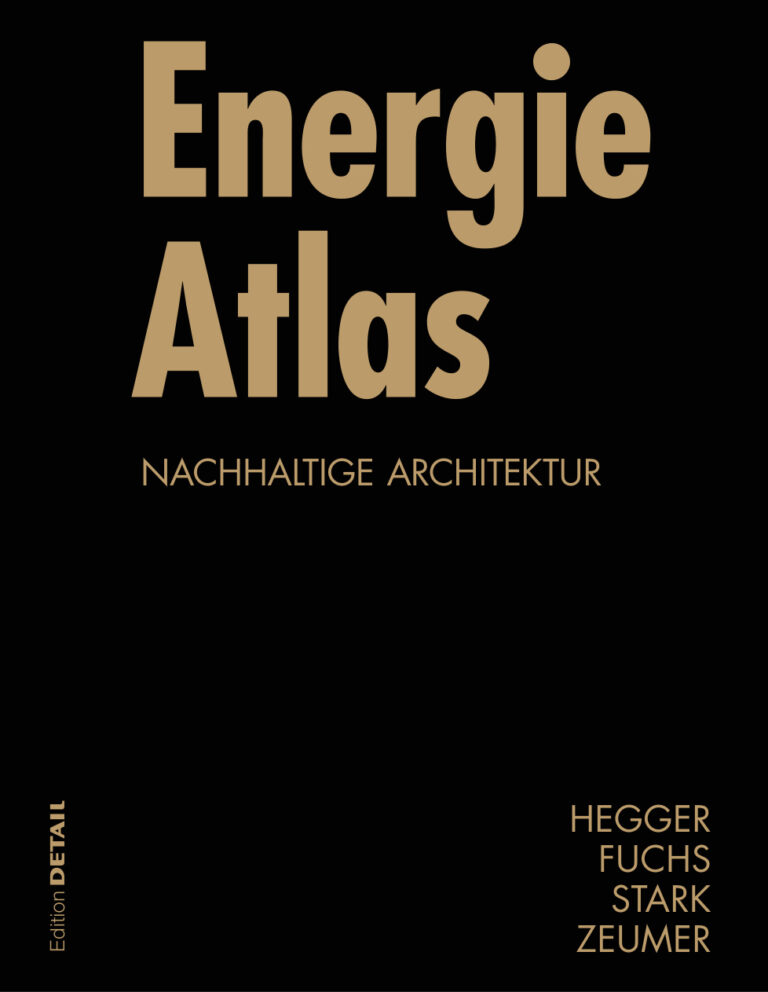 Energie Atlas German Edition Manfred Hegger Kitap Kapağı