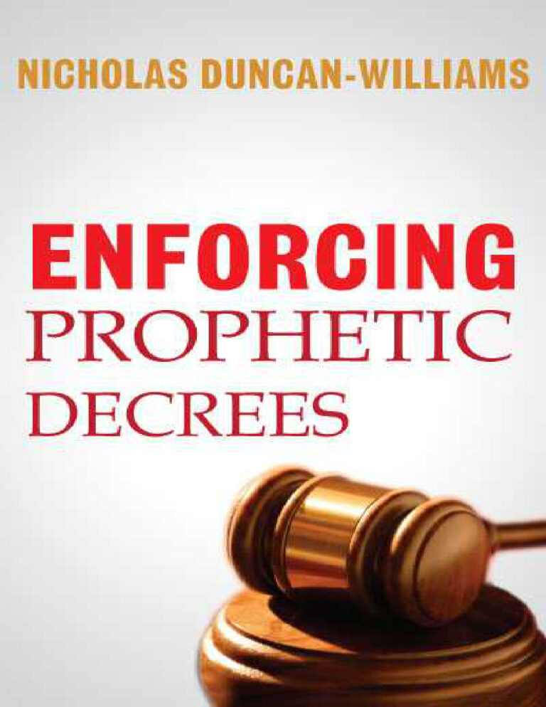 Enforcing Prophetic Decrees Nicholas Duncan Williams Kitap Kapağı