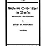 Englands Seeherrschaft im Wanken German Edition Alfred Manes Kitap Kapağı