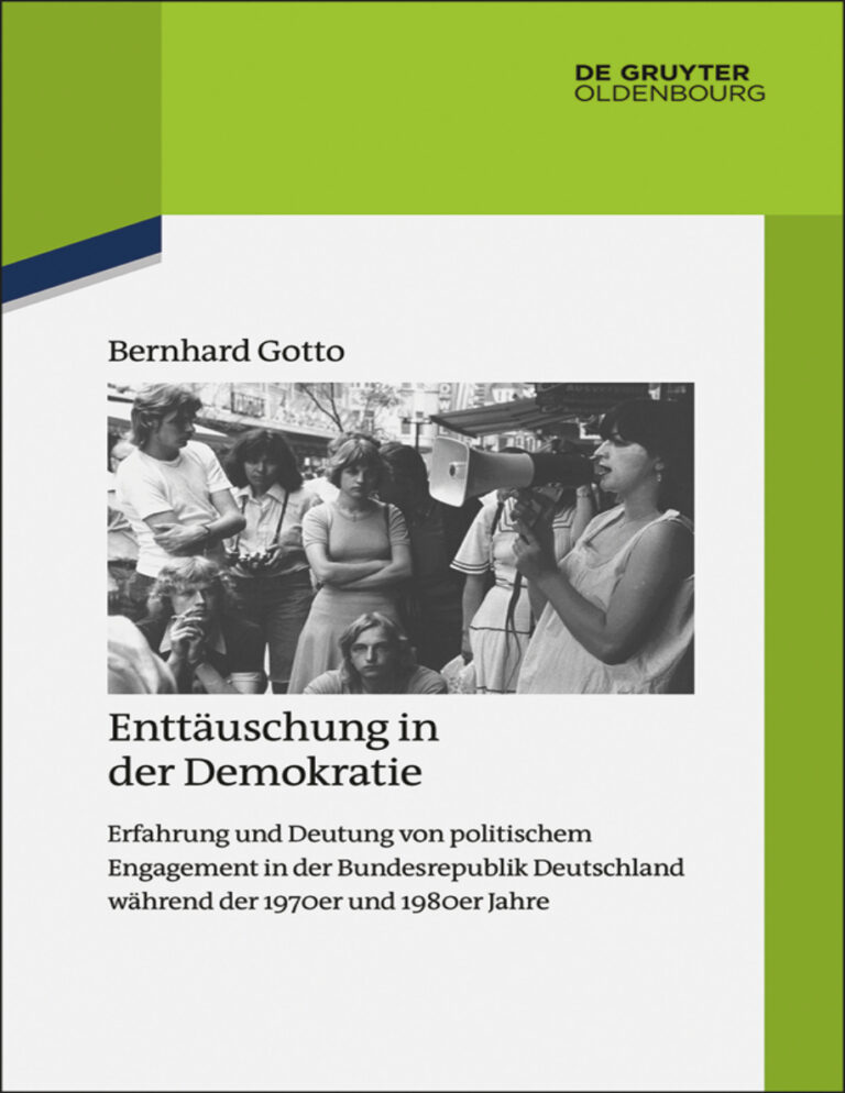 Enttauschung in der Demokratie German Edition Bernhard Gotto Kitap Kapağı