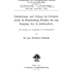 Entwicklung und Vollzug der Freiheitsstrafe in Brandenburg Preussen bis zum German Edition Eberhard Schmidt Kitap Kapağı