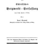 Entwurf einer Geschichte der Schlesischen Bergwerks Verfassung vor dem Jahre 1740 German Edition Aemil Steinbeck Kitap Kapağı