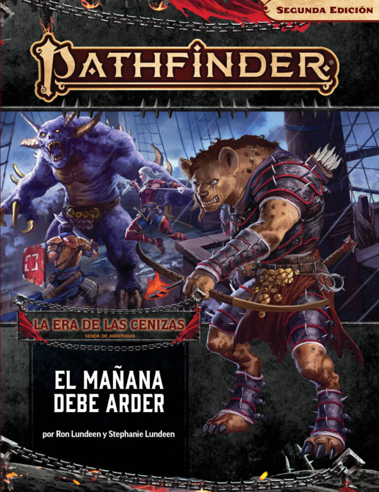 Era de las cenizas 3 El manana debe arder Spanish Edition Paizo Staff Kitap Kapağı