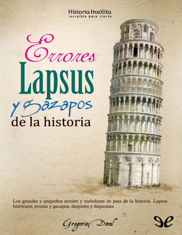 Errores lapsus y gazapos de la historia Gregorio Doval Kitap Kapağı