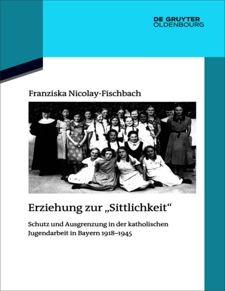 Erziehung zur Sittlichkeit German Edition Franziska Nicolay Fischbach Kitap Kapağı