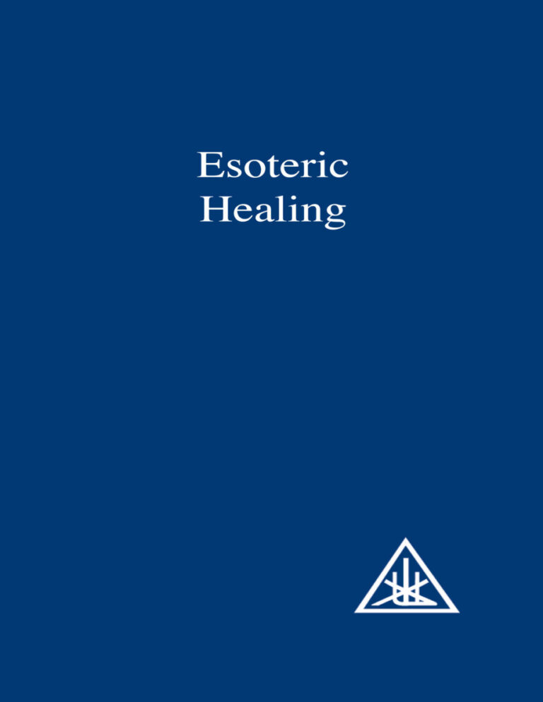 Esoteric Healing Alice A Bailey Kitap Kapağı