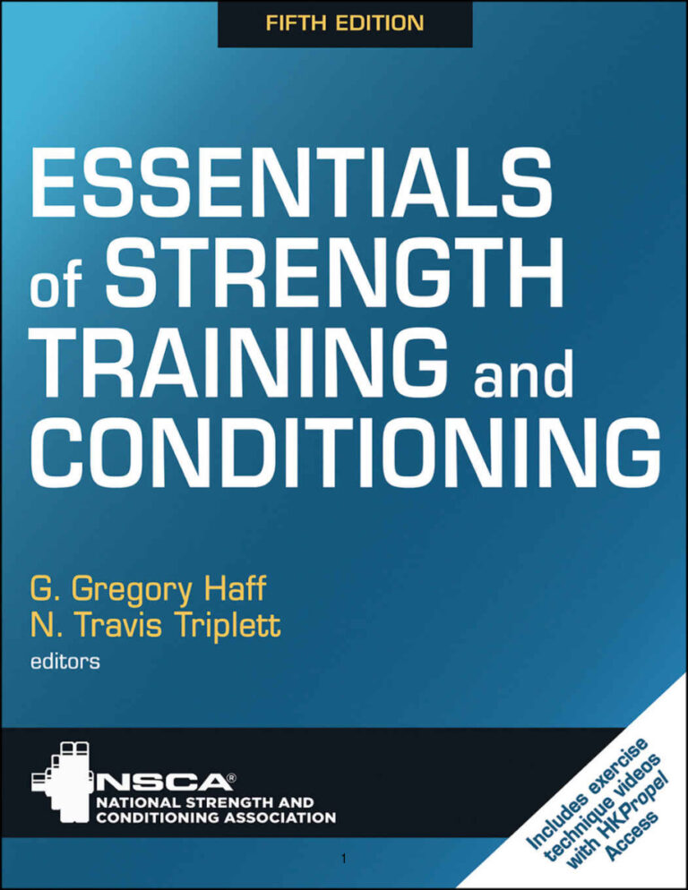 Essentials of Strength Training and Conditioning 5th Edition Gregory Haff and Travis Triplett Kitap Kapağı