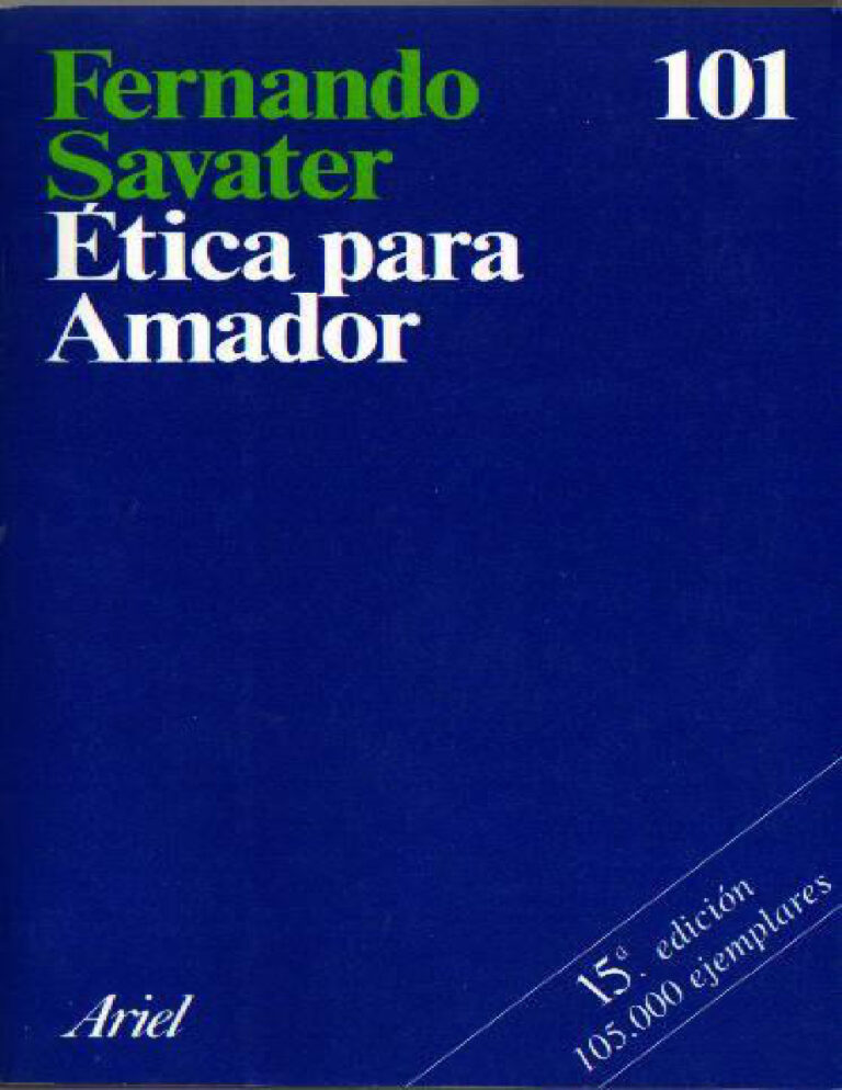 Etica para Amador Spanish Savater Fernando Kitap Kapağı