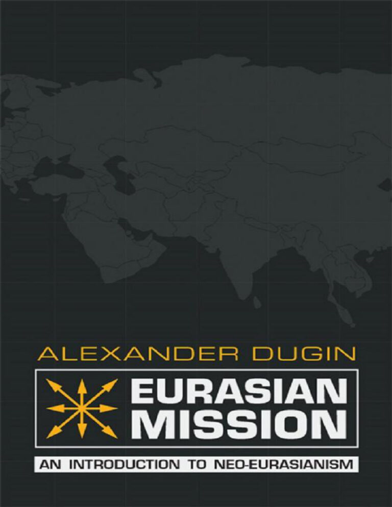 Eurasian Mission Alexander Dugin Kitap Kapağı