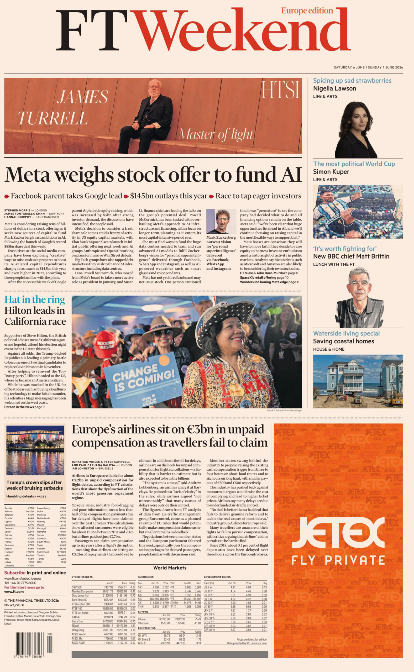 FT Weekend Europe - 6/7 June 2026 PDF Download