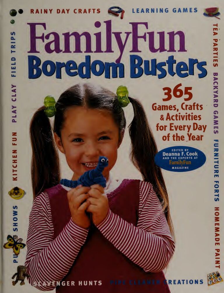 FamilyFun Boredom Busters Deanna F Cook Kitap Kapağı