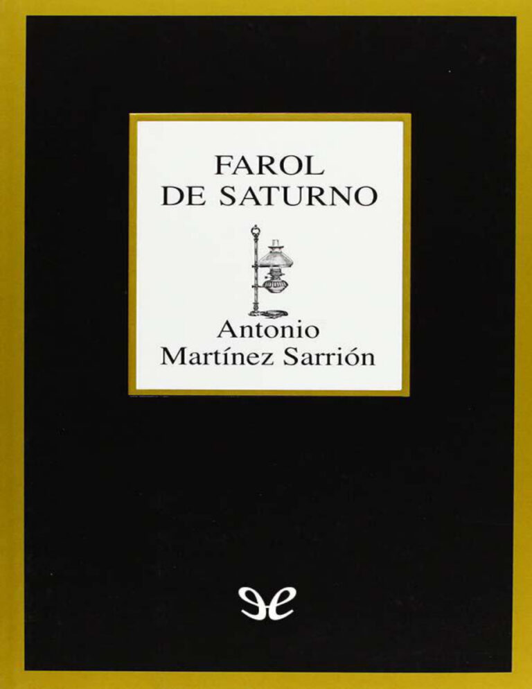Farol de Saturno Antonio Martinez Sarrion Kitap Kapağı