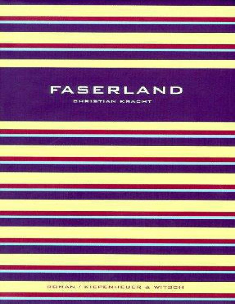 Faserland German Edition Christian Kracht Kitap Kapağı