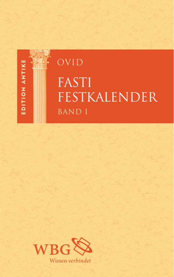 Fasti Festkalender Band German Edition Ovid Kitap Kapağı