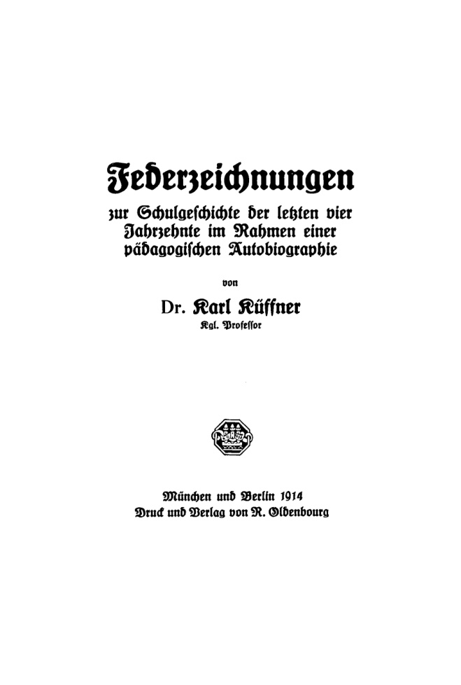 Federzeichnungen zur Schulgeschichte der letzten vier Jahrzenhnte im Rahmen einer padagogischen Autobiographie German Edition Karl Ku Kitap Kapağı