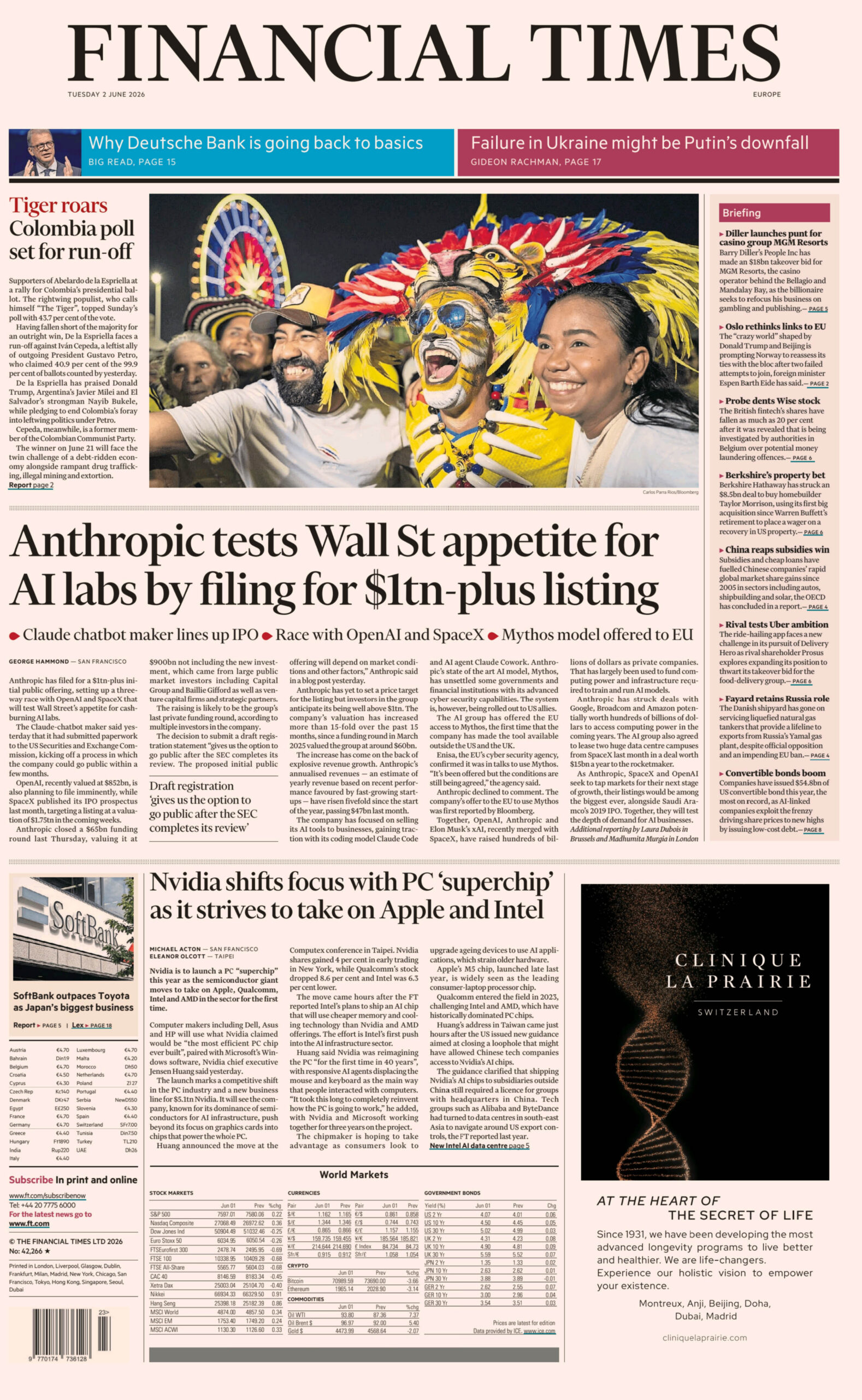 Financial Times Europe - 02 June 2026 PDF Download