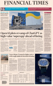 Financial Times Europe 08 June 2026 Financial Times Europe Kitap Kapağı