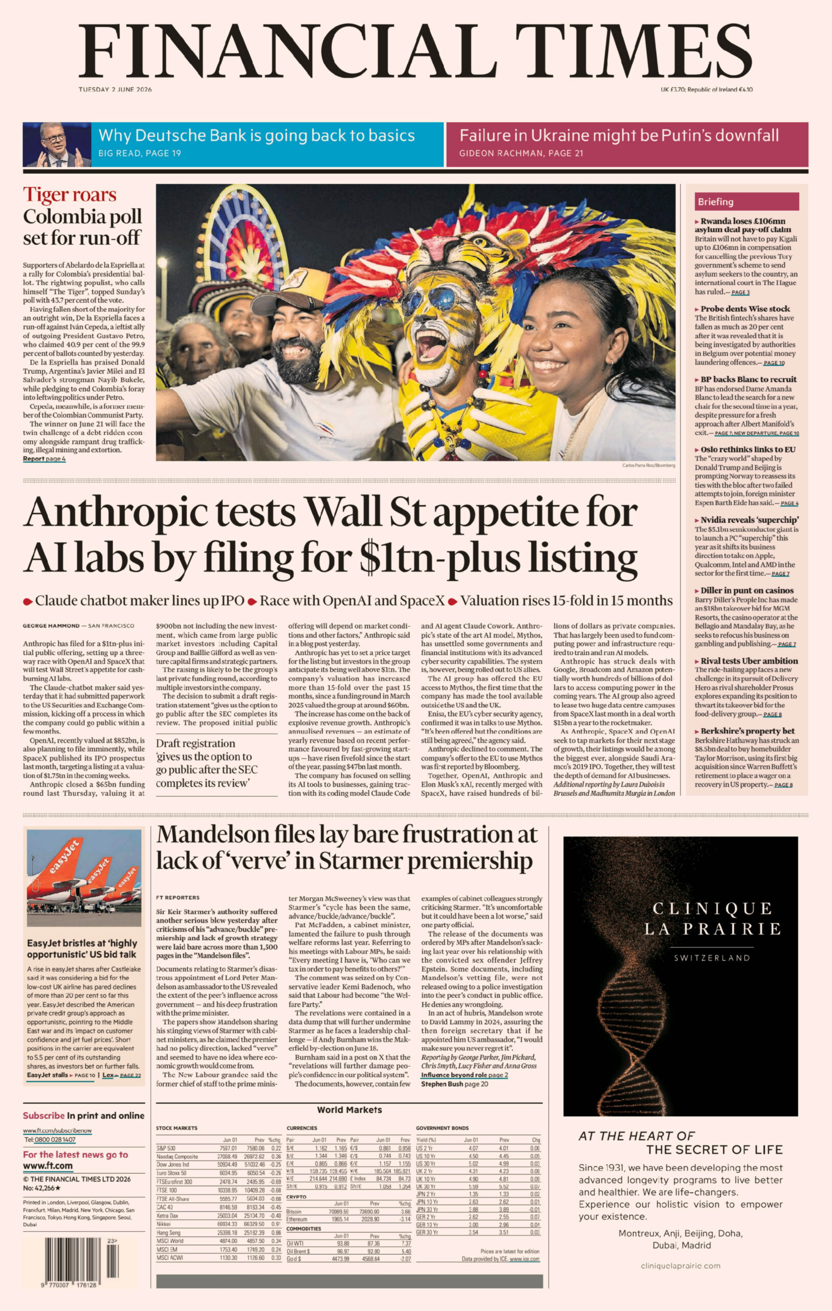 Financial Times UK - 02 June 2026 PDF Download