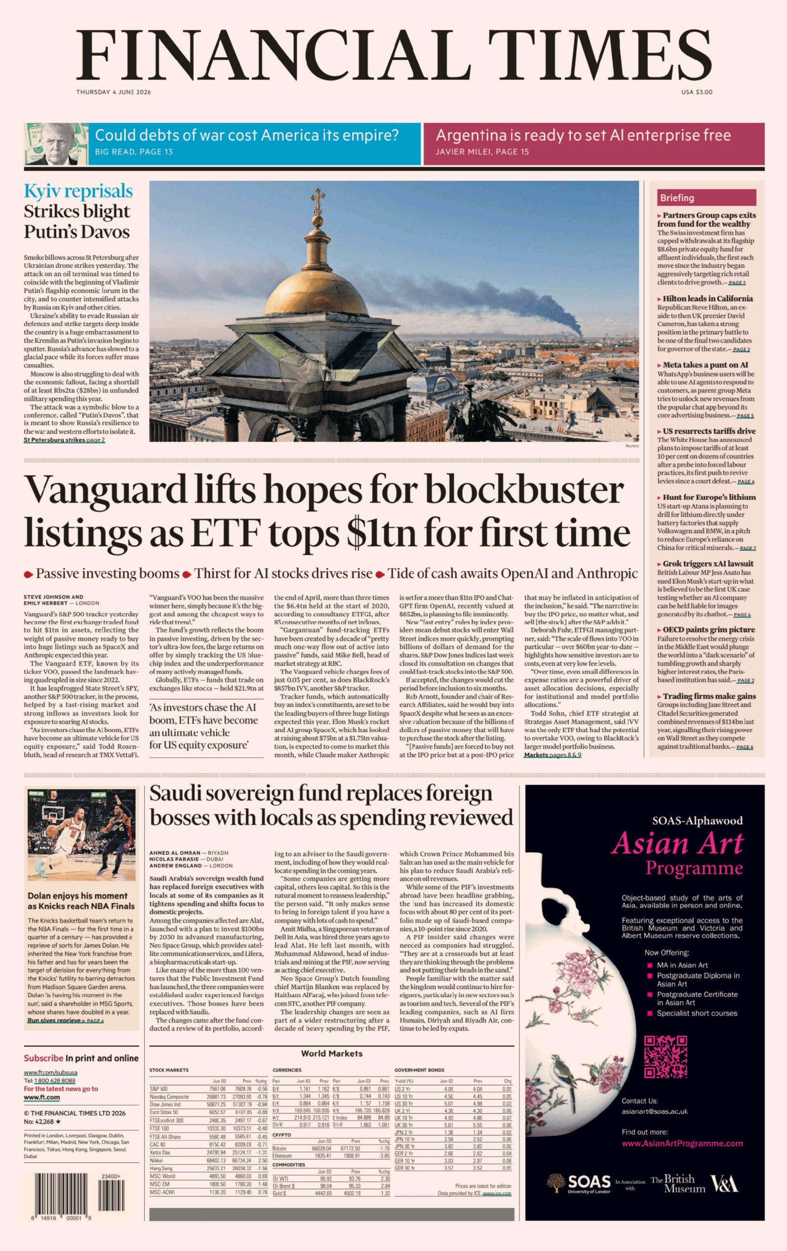 Financial Times USA - 04 June 2026 PDF Download