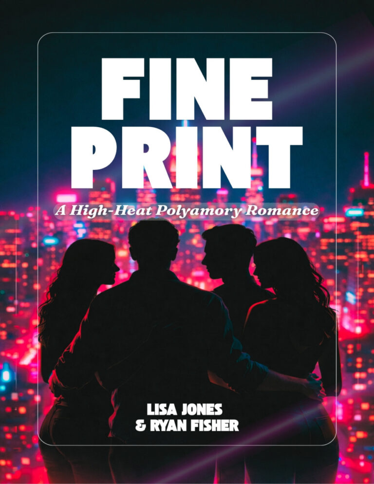 Fine Print A Poly Romance English Edition Lisa Jones Ryan Fisher Kitap Kapağı
